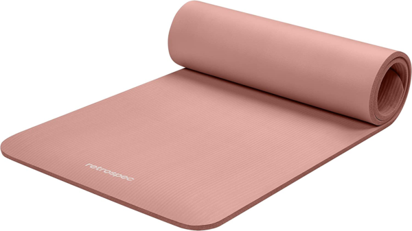 Solana Yoga Mat 1/2" Thick W/Nylon Strap for Men & Women - Non Slip Exercise Mat for Yoga, Pilates, Stretching, Floor & Fitness Workouts - Image 9