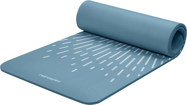 Solana Yoga Mat 1/2" Thick W/Nylon Strap for Men & Women - Non Slip Exercise Mat for Yoga, Pilates, Stretching, Floor & Fitness Workouts - Image 10