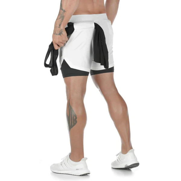 Running Shorts Men Gym Sports Shorts 2 in 1 Quick Dry Workout Training Gym Fitness Jogging Short Pants Summer Men Shorts 2023 - Image 13