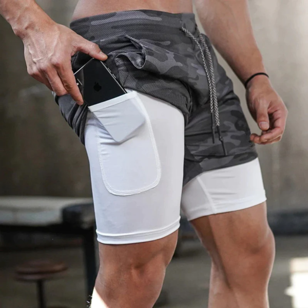 Running Shorts Men Gym Sports Shorts 2 in 1 Quick Dry Workout Training Gym Fitness Jogging Short Pants Summer Men Shorts 2023 - Image 10