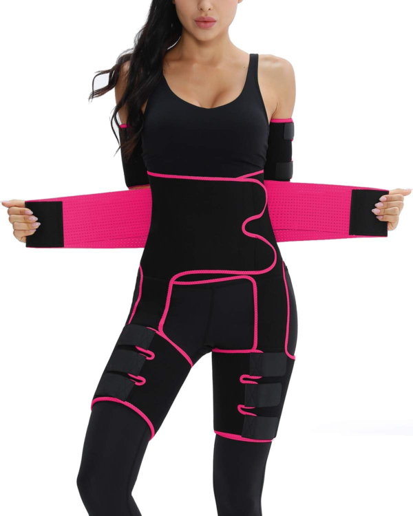 4 in 1 High Waist Arm and Thigh Wast Trainer for Women, Sweat Band Waist Trimmer plus Size - Image 13